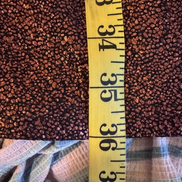 Charlotte Russe Lime New Metallic Long Sleeve Dress size Large - Picture 8 of 9